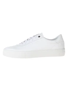 Tommy Hilfiger Skórzane sneakersy w kolorze białym - Trampki męskie - miniaturka - grafika 1