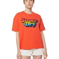 Koszulki i topy damskie - Koszulka damska Superdry Vintage Cali Stripe t-shirt bawełna-M - miniaturka - grafika 1