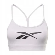 Biustonosze - REEBOK - STANIK SPORTOWY - S LUX SKINNY STRAP BRA HB8513 FIOLETOWY - miniaturka - grafika 1