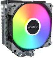 Chłodzenie procesora - Montech NX400 Black CPU-Khler, ARGB - 120mm, schwarz NX400 BLACK ARGB - miniaturka - grafika 1