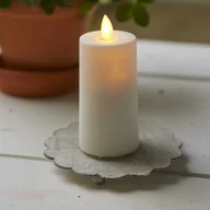 Świece - Świeca Led M-TWINKLE biała 11,5cm ruchomy płomyk 500h IP44 - miniaturka - grafika 1