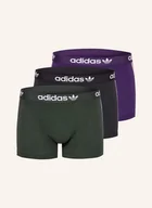 Majtki damskie - Adidas Originals Bokserki Comfort Flex Cotton 3-Stripes, 3 Szt. grau - miniaturka - grafika 1