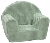 Krzesła obrotowe dla dzieci - Delsit Fotelik z pianki dla dziecka, Pufa, Fotel SZTRUKS PREMIUM - miniaturka - grafika 1