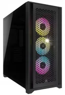 Obudowy komputerowe - Obudowa do komputera Corsair iCUE 5000D Airflow ARGB Midi Tower ATX Czarna - miniaturka - grafika 1