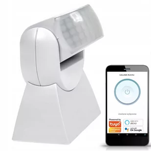 WOJNAROWSCY SPÓŁKA Z OGRANICZONĄ ODPOWIEDZIALNOŚCI Czujnik ruchu PIR 180st 1,2kW 12m n/t IP65 230V Spectrum SMART - Czujniki ruchu i zmierzchu - miniaturka - grafika 1