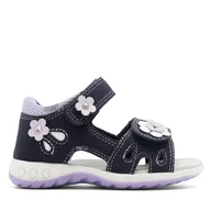 Buty dla dziewczynek - Sandały Nelli Blu CM220810-13 Granatowy - miniaturka - grafika 1