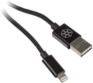 Kable komputerowe i do monitorów - Silverstone CPU03G SST-CPU03J-1000 Jet Black obustronny USB-A do Lightning certyfikat Apple MFi czarny 52042 - miniaturka - grafika 1
