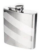 Piersiówki - Piersiówka Ze Stali Nierdzewnej Matowo-Chromowa/ Gentelo - miniaturka - grafika 1