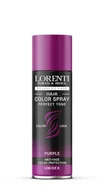 Farby do włosów i szampony koloryzujące - LORENTI TOKYO & SEOUL Color lakier do włosów Purple – 150 ml – farba do włosów do przebierania i makijażu na karnawał, Halloween i imprezę tematyczną – farba do włosów zmywalna – Color Hair Spray - miniaturka - grafika 1