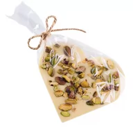 Czekolada - Serce biała czekolada z pistacjami - miniaturka - grafika 1