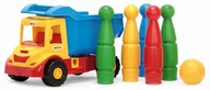 Samochody i pojazdy dla dzieci - Wader Multi Truck  Wywrotka z Kręglami 32220 - miniaturka - grafika 1