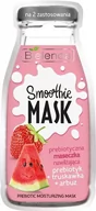 Maseczki do twarzy - Bielenda Smoothie Mask Maseczka nawilżająca prebiotyczna Truskawka+Arbuz 10g - miniaturka - grafika 1