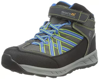 Buty dla chłopców - Regatta Samaris V Junior Waterproof Hiking Boot, Buty Unisex-Dzieci, Blue Prussian Neon Spring Abm, 28 EU - grafika 1