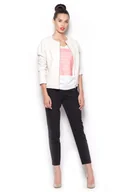 Spodnie damskie - Czarne Spodnie 7/8 Ze Zwężanymi Nogawkami - miniaturka - grafika 1