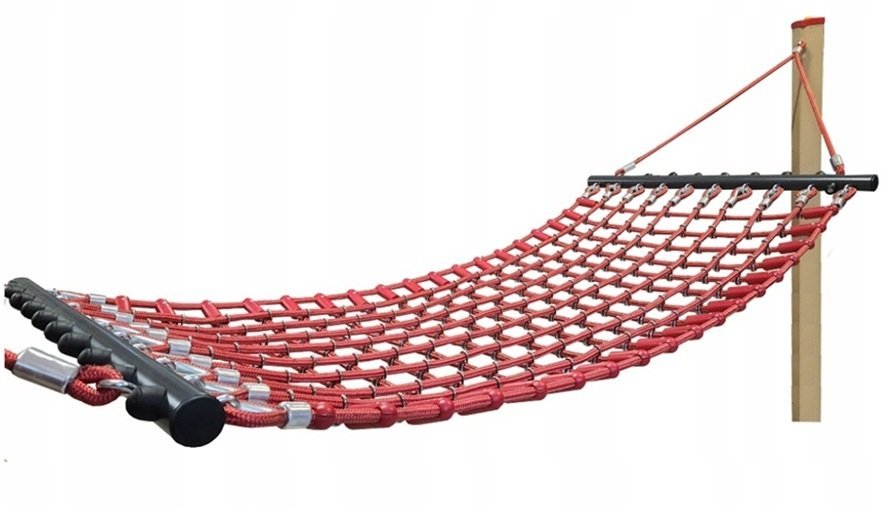 AllForBaby HAMAK DO UŻYTKU PUBLICZNEGO Z LIN ZBROJONYCH EN1176 3 kolory