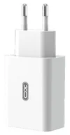 Ładowarki do telefonów - XO Ładowarka sieciowa L36 plus kabel micro biała 1USB QC3.0 - miniaturka - grafika 1