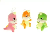 Breloczki dla dzieci - Brelok pluszowy dinozaur MIX - ADAR - miniaturka - grafika 1