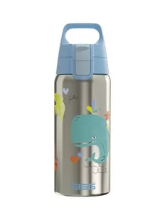 SIGG Butelka termiczna Shield One Whale Friend 0.5 - Butelki termiczne - miniaturka - grafika 1