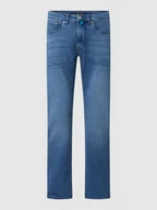 Spodnie męskie - Jeansy o kroju slim fit z dodatkiem streczu model ‘Antibes’ - miniaturka - grafika 1