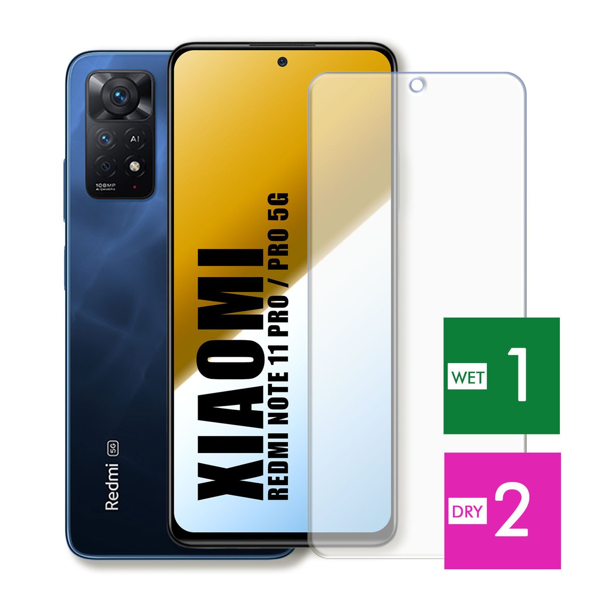 WZMOCNIONE SZKŁO DO XIAOMI REDMI NOTE 11 PRO PRO 5G HARTOWANE 9H JAKOŚĆ