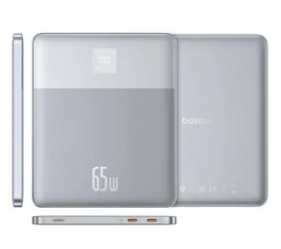 Baseus Blade2 12000mAh 65W Srebrny - Powerbanki - miniaturka - grafika 1