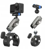 Akcesoria do kamer sportowych - Imadło Magic Arm Uchwyt Klips Rower Motor Do Dji Action 5 Pro 4 3 Osmo 360 / S3-hbm-14-tdj - miniaturka - grafika 1