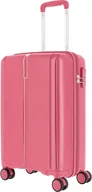 Walizki - Walizka kabinowa Travelite Vaka 55 cm różowa - miniaturka - grafika 1