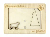 Ramki na zdjęcia - Boerboel ramka na zdjęcie z psem grawer - miniaturka - grafika 1