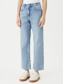 Spodnie damskie - ONLY Jeansy Ella 15337154 Niebieski Straight Fit - miniaturka - grafika 1