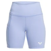 Spodenki damskie - Spodenki damskie Roxy Heart Into It sportowe kolarki fioletowe-M - miniaturka - grafika 1