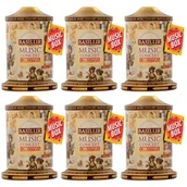 Herbata - BASILUR Music Concert Christmas - Czarna liściasta herbata cejlońska, puszka z pozytywką, świąteczna herbata 100 g x6 - miniaturka - grafika 1