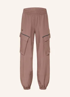 Under Armour Bojówki Ua Unstoppable rot - Koszulki i topy damskie - miniaturka - grafika 1