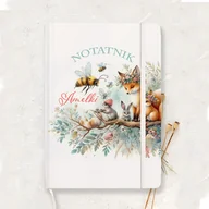 Notesy i bloczki - NOTATNIK z imieniem dziecka Liski - miniaturka - grafika 1