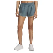 Spodenki damskie - Under Armour UA Fly by 3'' szorty - Jasper Blue/Serpentyna/Odblaskowe - SM - miniaturka - grafika 1