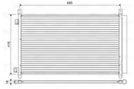 Chłodnice - Chłodnica klimatyzacji VALEO 822611 921004BA0A NISSAN - miniaturka - grafika 1
