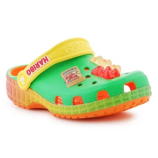 Klapki Crocs Classic Haribo Clog Jr 211145-90H wielokolorowe - Buty dla dziewczynek - miniaturka - grafika 1