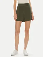 Spodenki damskie - ONLY Szorty materiałowe Nova 15325521 Zielony Regular Fit - miniaturka - grafika 1