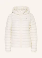 Moda i Uroda OUTLET - Tommy Hilfiger Kurtka Pikowana Z Odpinanym Kapturem weiss - miniaturka - grafika 1