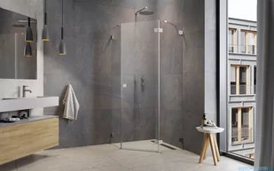 Radaway Essenza Pro Brushed Nickel Ptj kabina pięciokątna 90x90 prawa szczotkowany nikiel 10100000-91-01R/10100200-01-01 - Kabiny prysznicowe Radaway Essenza Pro Brushed Nickel Ptj kabina pięciokątna 90x90 prawa szczotkowany nikiel 10100000-91-01R/10100200-01-01 - Kabiny prysznicowe - miniaturka - grafika 3