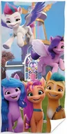 Okrycia kąpielowe dla dzieci - RĘCZNIK bawełniany MY LITTLE PONY 70x140 cm KUCYKI - miniaturka - grafika 1
