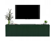 Szafki RTV - Komoda RTV, szafka wisząca, glamour, Elpis, 150x37x39 cm, zielony, mat - miniaturka - grafika 1