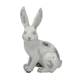 Figurka Sitting Rabbit II 13x9x20cm - Figurki dekoracyjne - miniaturka - grafika 1