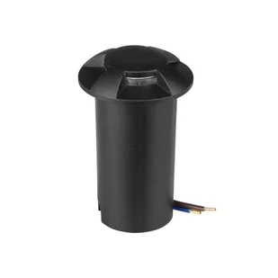 Oprawa Gruntowa Najazdowa 1W LED Czarna 4-stronna IP67 VT-1171 3000K 50lm - Lampy ogrodowe - miniaturka - grafika 1