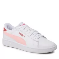 Buty dla dziewczynek - Sneakersy Puma Puma Smash 3.0 L Jr 39203107 Biały - miniaturka - grafika 1