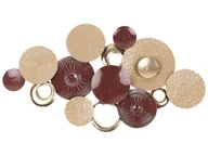 Dekoracje domu - Dekoracja ścienna złoto-brązowa BROMINE - miniaturka - grafika 1