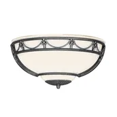 Lampy ścienne - Elstead Lighting Carisbrooke Wall Uplighter Black CB/WU BLACK Elstead kinkiet świecznikowy stylowy CB/WU BLACK ) - miniaturka - grafika 1