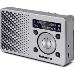TechniSat DigitRadio 1 radio cyfrowe, Made in Germany (małe, przenośne, nadaje się do użytku na zewnątrz) z głośnikiem, z wyświetlaczem OLED, DAB +, radio FM, pamięcią ulubionych stacji i wydajnym aku 0002/4997 - Radia - miniaturka - grafika 1