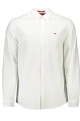 Koszule damskie - BIAŁA MĘSKA KOSZULA Z DŁUGIM RĘKAWEM TOMMY HILFIGER - Tommy Hilfiger - miniaturka - grafika 1