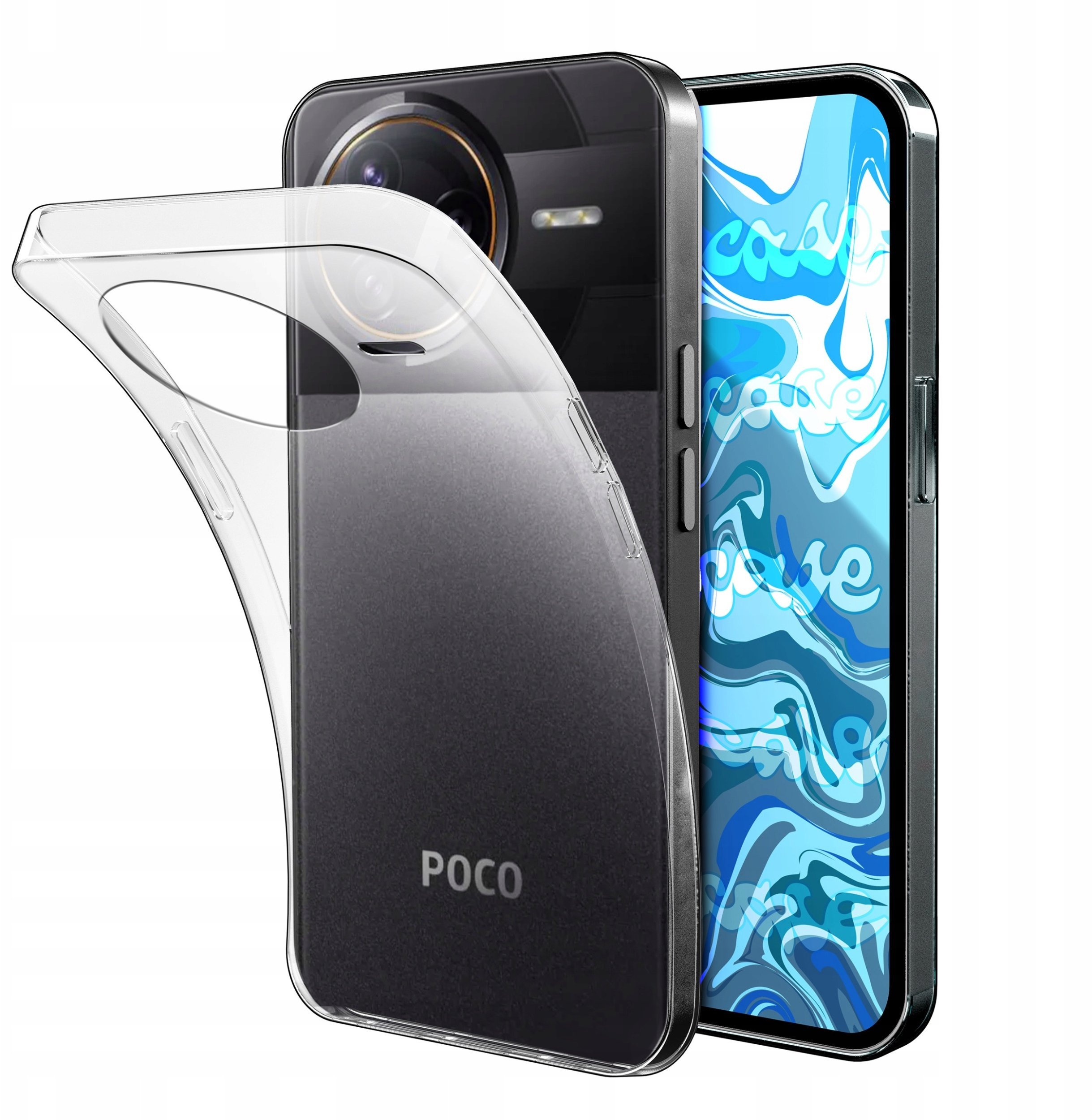 Etui Do Xiaomi Poco F7 Ultra Przezroczyste, Silikonowe, Obudowa, Ochronne