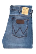 Spodnie męskie - Męskie spodnie jeansowe proste Wrangler GREENSBORO W31 L30 - miniaturka - grafika 1